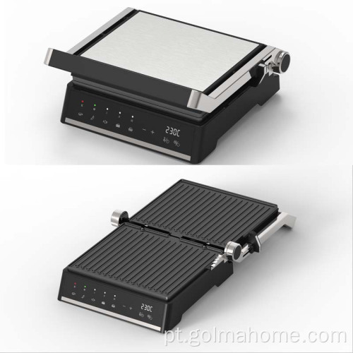 Entrar em contato com Grill Panini Press Grill torradeira bife / galinha